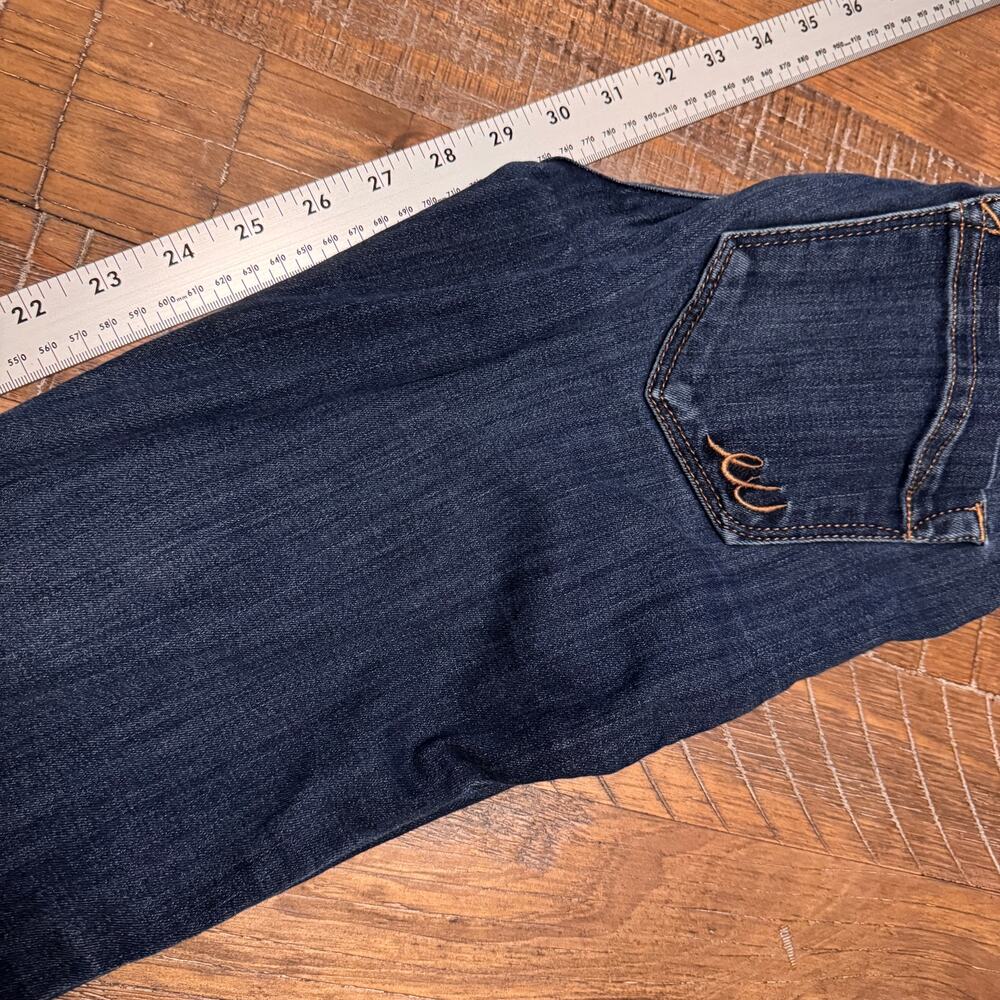 Express Jeans Blue Denim Skinny Mid Rise 0 0R Casual Zero Regular - Picture 4 of 9